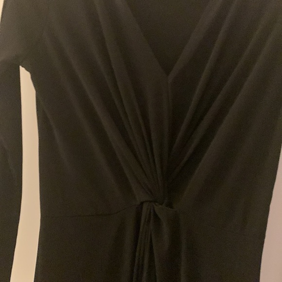 Long Sleeve Black Maxi Dress Size 6 River Island - Picture 3 of 4